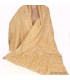 Châle népalais en laine moutarde doré Châles laine de yak CPLY227