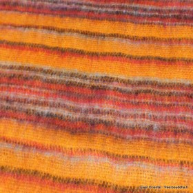 Grand châle laine de yack 100 x 200 cm rouille bordeau Grand Châle népalais 100 x 200 cm GCN31