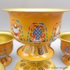 Sept bols d'offrandes bouddhistes en métal décoré Bols d'offrandes bouddhistes BOLMD