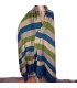 Très grand châle népalais 240 x 120 cm vert kaki Très grand châle népalais 240 x 120 cm TGCN3