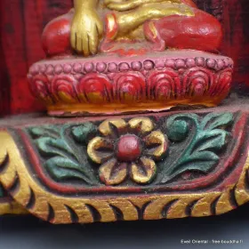 Temple bouddhiste bois sculpté - Objets rituels bouddhistes