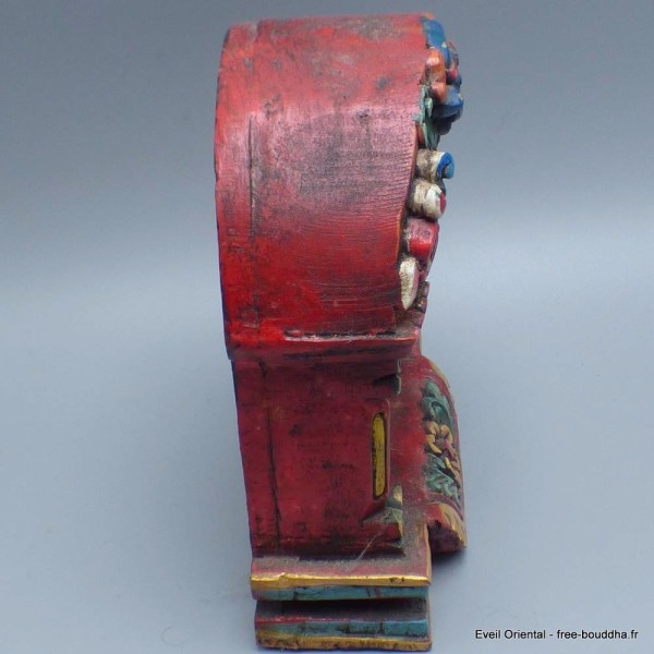 Temple bouddhiste bois sculpté Statuettes Bouddhistes TEM15