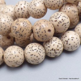 Mala tibétain en graines de Lotus authentique – 108 perles sacrées