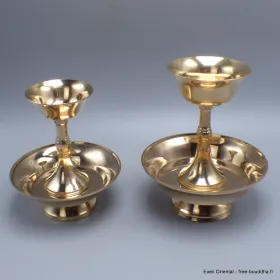 Serkyem pour offrandes bouddhistes en laiton 13 cm - Objets rituels bouddhistes