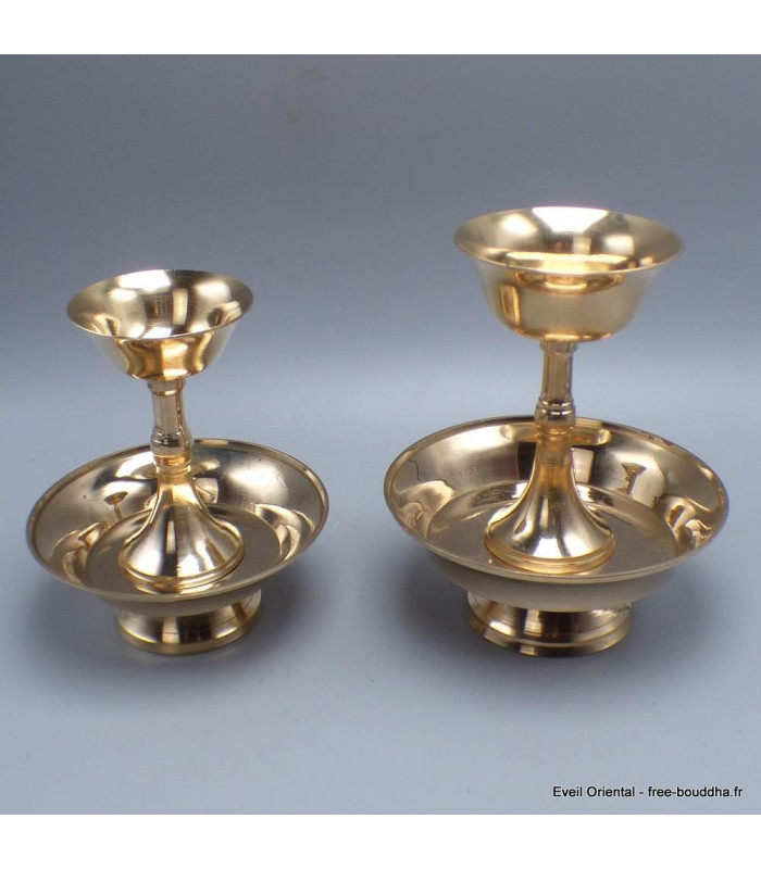 Serkyem pour offrandes bouddhistes en laiton 13 cm Objets rituels bouddhistes SERK2