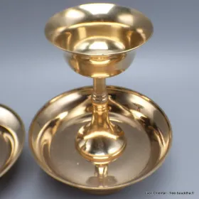 Serkyem pour offrandes bouddhistes en laiton 13 cm - Objets rituels bouddhistes