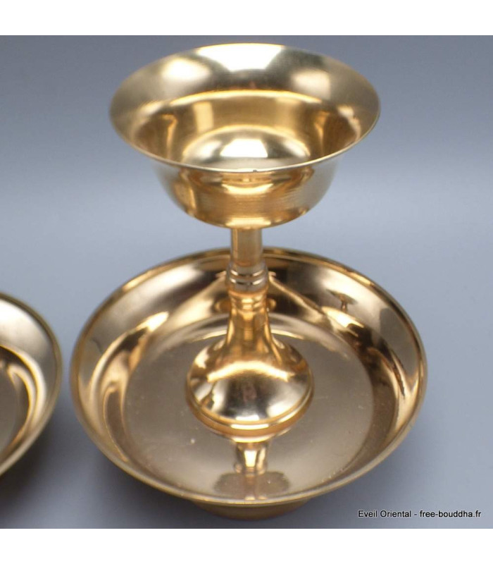 Serkyem pour offrandes bouddhistes en laiton 13 cm Objets rituels bouddhistes SERK2