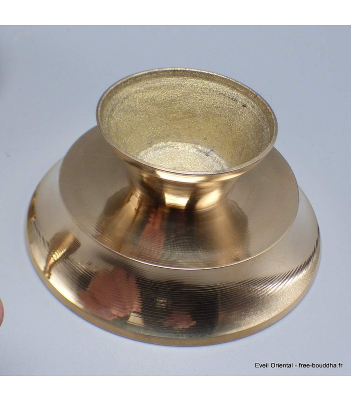 Serkyem pour offrandes bouddhistes en laiton 13 cm Objets rituels bouddhistes SERK2