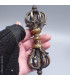 Dordjé vajra bouddhiste 9 branches bronze et laiton Cloches et dorjé tibétains DOR24