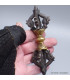 Dordjé vajra bouddhiste 5 branches bronze et laiton Cloches et dorjé tibétains DOR25