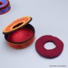 Housse étui pour tingshas tibétaines 8 cm Objets rituels bouddhistes HOUS1