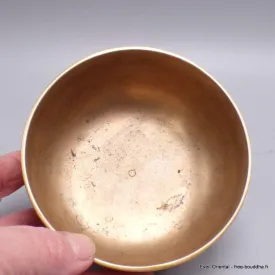 Véritable bol tibétain ancien double paroi 11 cm - Bols tibétains 7 métaux