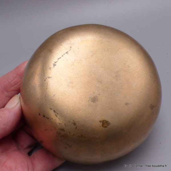 Véritable bol tibétain ancien double paroi 11 cm Bols tibétains 7 métaux BOL82