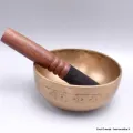 Véritable bol tibétain ancien double paroi 13,5 cm - Bols tibétains 7 métaux