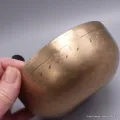 Véritable bol tibétain ancien double paroi 13,5 cm - Bols tibétains 7 métaux