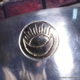 Bol tibétain argenté Eclipse 19,5 cm Bols tibétains 7 métaux BOL89