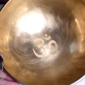 Bol tibétain de méditation OM 18,5 cm - Bols tibétains 7 métaux