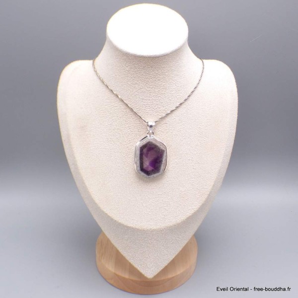 Grand Pendentif en authentique Auralite 23 grade AAA-bl Pendentifs pierres naturelles XV118-a