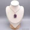 Grand Pendentif en authentique Auralite 23 grade AAA-bl Pendentifs pierres naturelles XV118-a