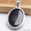 Pendentif en Obsidienne Oeil céleste oval-cp Bijoux en Obsidienne Oeil Céleste pu70.7