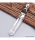 Pendentif Quartz Lémurien et Moldavite brute Pendentifs pierres naturelles BK86