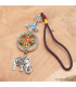 Porte-clé tibétain amulette Dorje éléphant Amulette tibétaine, porte-clé BNP10