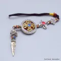 Porte-clé tibétain amulette Dorje phurba - Amulette bouddhiste, porte-clé