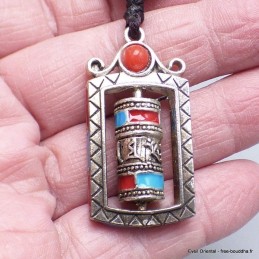 Porte-clé tibétain amulette Dorje phurba 