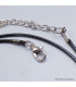Cordon pour chaîne cuir vegan 1,5 mm Chaînes en argent CORD1