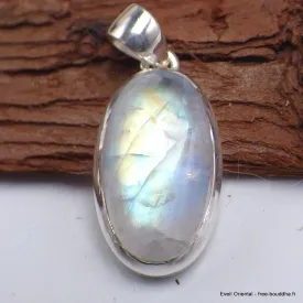 Pendentif Pierre de lune jaune bleue grade A++ - Pendentifs pierres naturelles
