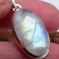 Pendentif Pierre de lune jaune bleue grade A++ - Pendentifs pierres naturelles