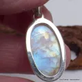 Pendentif Pierre de lune jaune bleue grade A++ - Pendentifs pierres naturelles
