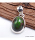 Pendentif ovale Opale noire du Chili Bijoux en Opale Noire YM68.6