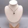 Pendentif ovale Opale noire du Chili Bijoux en Opale Noire YM68.6