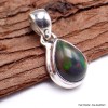 Pendentif goutte Opale noire du Chili Pendentifs pierres naturelles YM68.7