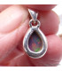 Pendentif goutte Opale noire du Chili Pendentifs pierres naturelles YM68.7