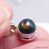 Pendentif rond en Opale noire du Chili Bijoux en Opale Noire YM68.8