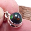 Pendentif rond en Opale noire du Chili Bijoux en Opale Noire YM68.8