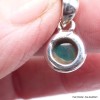 Pendentif rond en Opale noire du Chili Bijoux en Opale Noire YM68.8