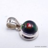 Pendentif rond en Opale noire du Chili Bijoux en Opale Noire YM68.8