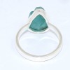 Bijou bague Apatite bleue asymétrique taille 58 Bijoux en Apatite bleue BK100.13