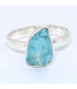 Bague en pierre Apatite bleue taille 60 Bijoux en Apatite bleue BK100.14
