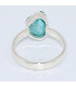 Bague en pierre Apatite bleue taille 55 Bijoux en Apatite bleue BK100.15