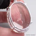 Très gros Pendentif Cristal de Roche oval 40 gr - Pendentifs pierres naturelles