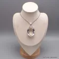 Très gros Pendentif Cristal de Roche oval 40 gr - Pendentifs pierres naturelles