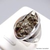 Chevalière en Pyrite dorée taille 57/58 Bijoux en Pyrite YM30.10