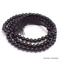 Mala de prières bouddhiste 108 perles Onyx noir 8 mm Mala tibétain 108 perles MADP53