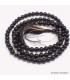 Mala tibétain de méditation en Obsidienne dorée Mala tibétain 108 perles MADP36