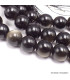 Mala tibétain de méditation en Obsidienne dorée Mala tibétain 108 perles MADP36