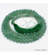 Mala tibétain Authentique Aventurine verte Mala tibétain 108 perles MADP39